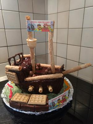 Un gâteau de pirates